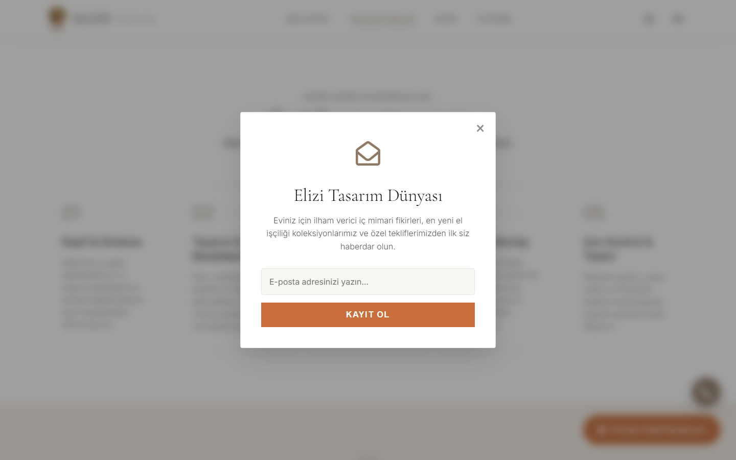 Elizi Dizayn Mobilya Delivery and Architecture