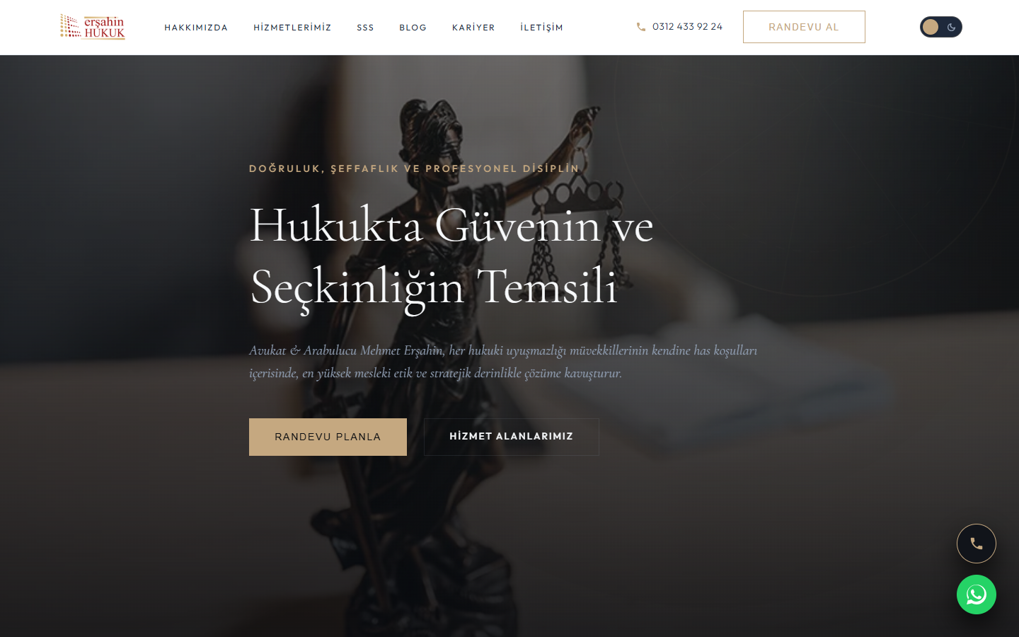 Av. Mehmet Erşahin Hero Section